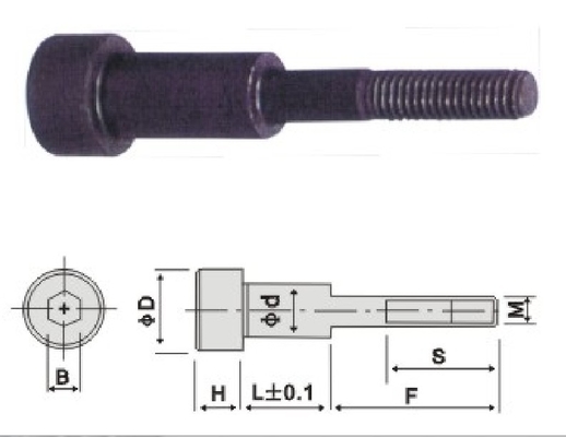 Tipo iso di Bolt di spalla dell'incavo di BACCANO A di Bolt del tappo di tipo C MISUMI